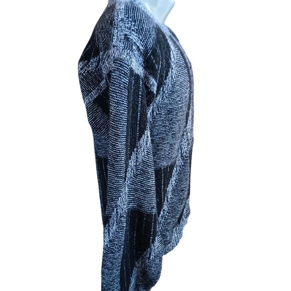 Vintage Men's Large Crewneck Sweater 1980's Ugly Biggie Edison Geometric USA - Picture 3 of 5